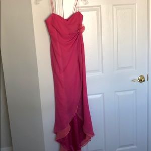 Pink formal gown